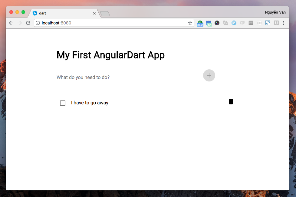 View angular dart app