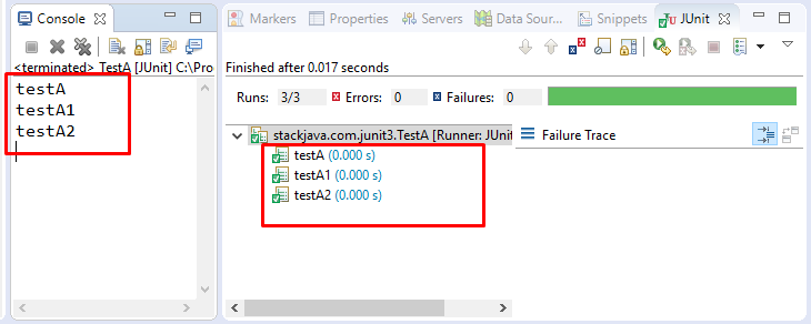 Thứ tự chạy các test case trong JUnit - ví dụ